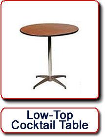 low top cocktail table